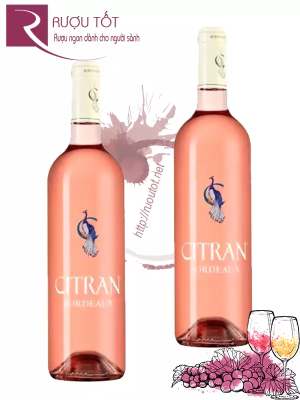 Rượu vang Citran Bordeaux Rose