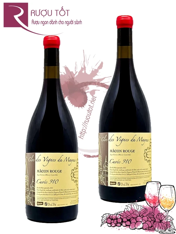 Vang đỏ Clos des Vignes du Maynes Macon Rouge Cuvee 910