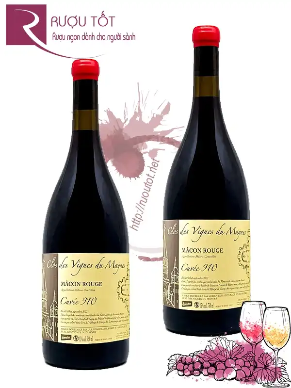 Vang đỏ Clos des Vignes du Maynes Macon Rouge Cuvee 910