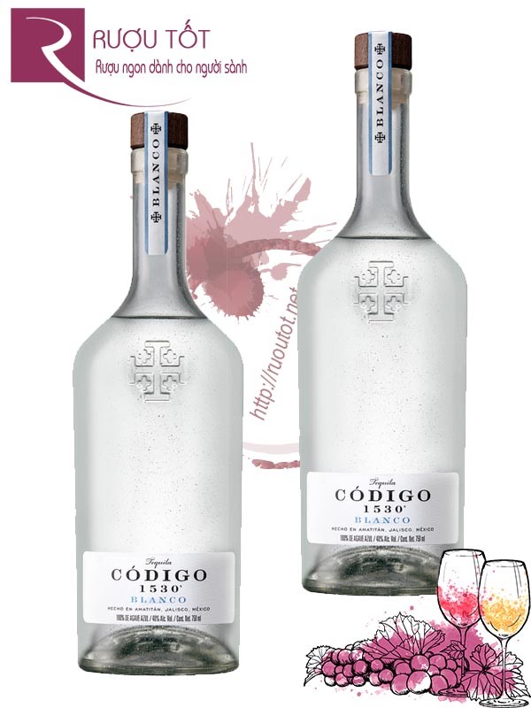 Rượu Tequila Codigo 1530 Blanco 700ml