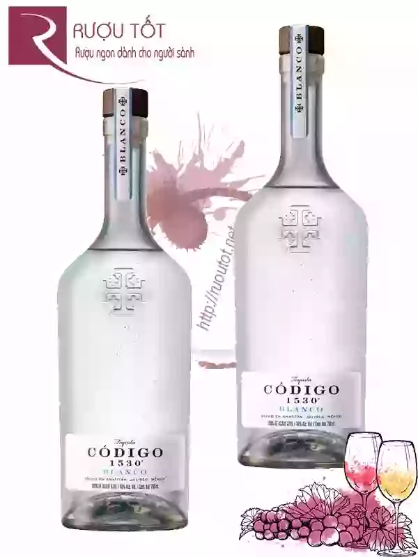 Rượu Tequila Codigo 1530 Blanco 700ml