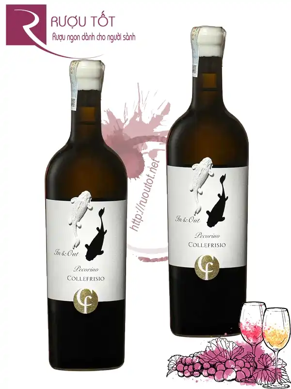 Rượu vang Collefrisio In & Out Pecorino - Cá Chép Trắng