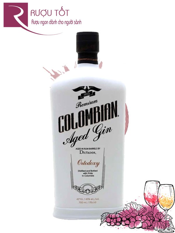 Rượu Colombian Ortodoxy Gin by Dictador