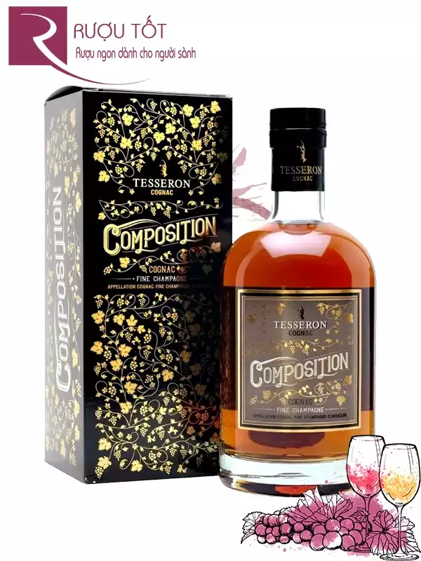 Rượu Tesseron Composition Cognac Fine Champagne