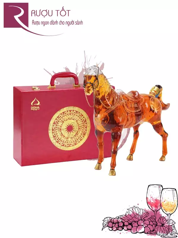 Rượu Con Ngựa Doha Royal Rich XO Gold