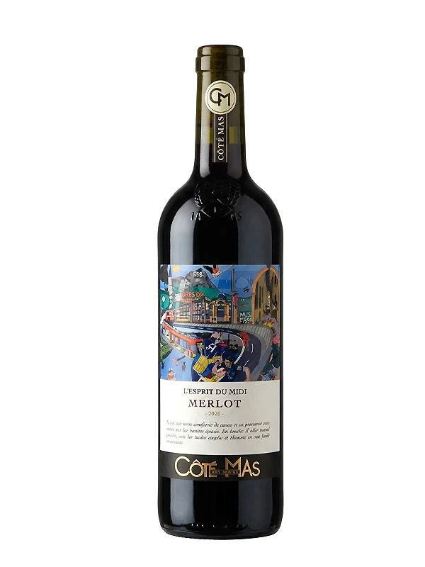 Rượu vang Cote Mas Art Series L'esprit Du Midi Merlot 14%