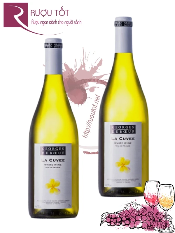 Rượu Cuvee Blanc Georges Duboeuf Vin de France 750ml 12%
