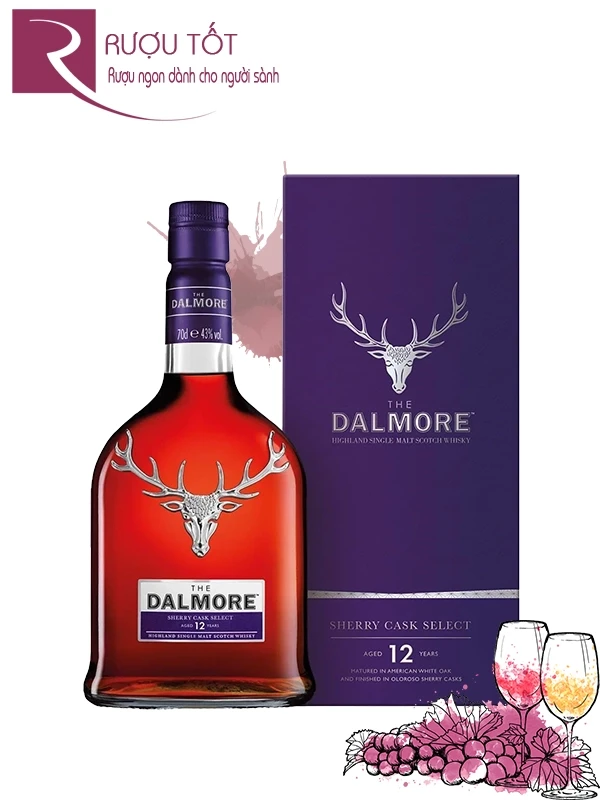 Rượu Dalmore 12 Sherry Casks Select 43%