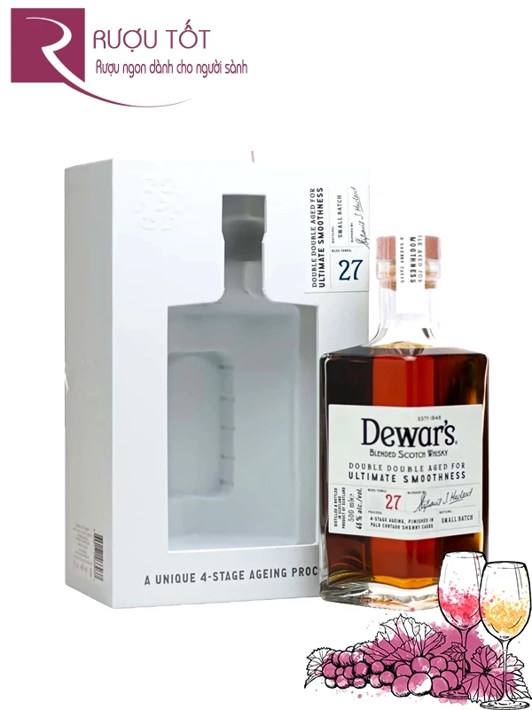 Rượu Dewar's 27 Years Old Double Double Whisky