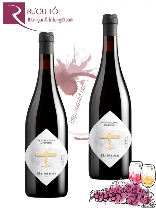 Vang đỏ Di Sipio Montepulciano d'Abruzzo Riserva DOC