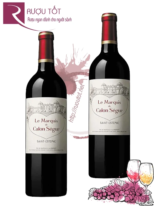 Rượu Vang Pháp Marquis De Calon Saint Estephe