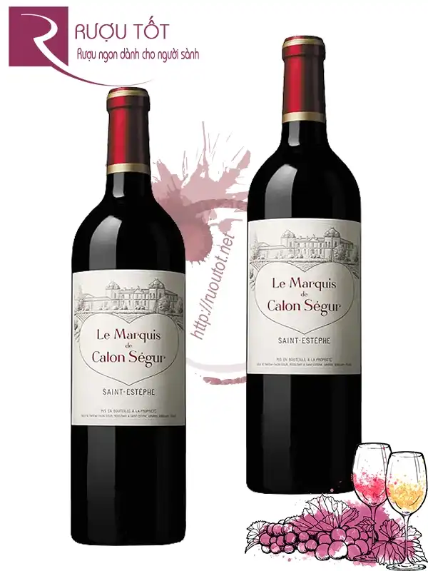 Rượu Vang Pháp Marquis De Calon Saint Estephe