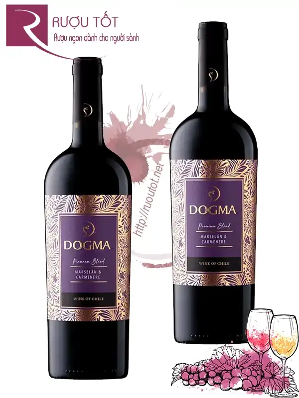 Rượu vang Dogma Premium Blend Marselan & Carmenere