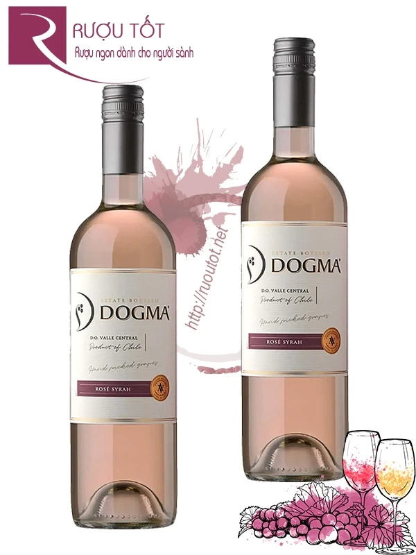 Rựơu vang Dogma Rose Syrah 750ml