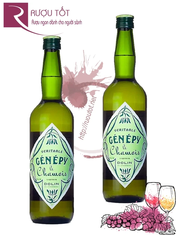 Rượu Dolin Genepy Le Chamois Liqueur 45%