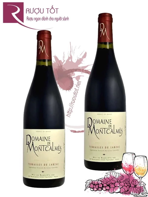 Rượu vang Domaine de Montcalmes Terrasses Du Larzac