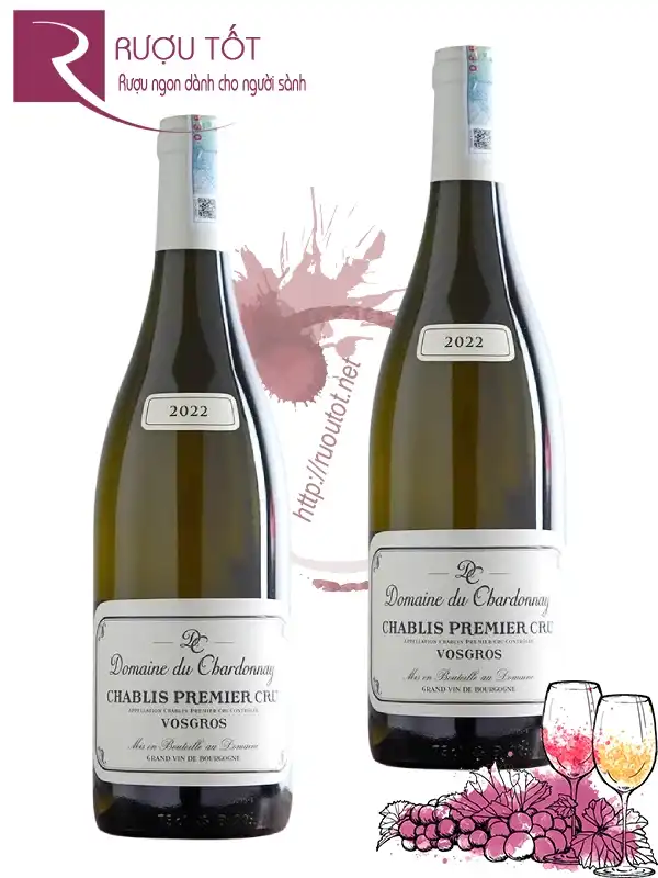 Rượu vang Domaine du Chardonnay Chablis Premier Cru Vosgros