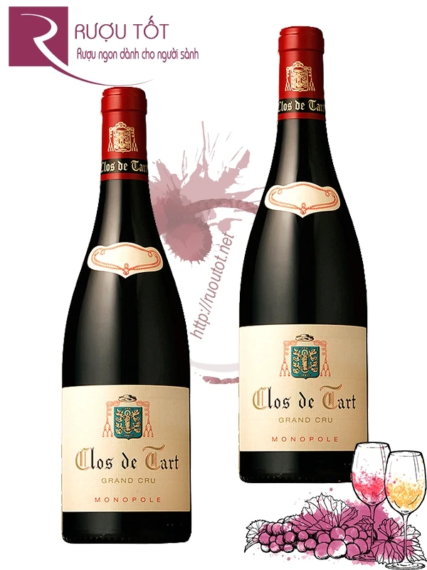 Vang Pháp Clos de tart Grand Cru Monopole Thượng hạng