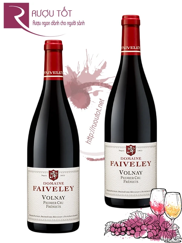 Rượu Domaine Faiveley "Frémiets" Volnay Premier Cru 14% 750ml