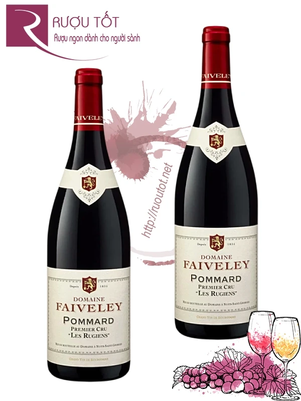 Rượu Domaine Faiveley "Les Rugiens" Pommard Premier Cru 13%