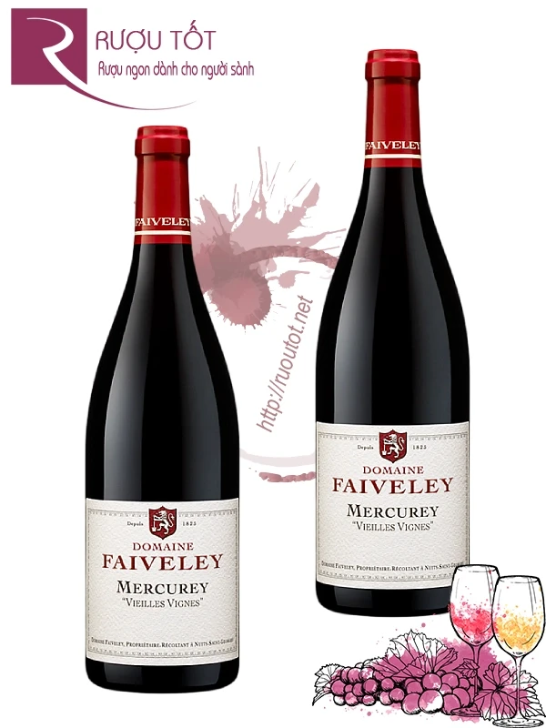 Rượu Domaine Faiveley Mercurey Vieilles Vignes 13% 750ml