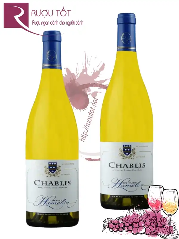 Rượu vang Pháp Domaine Hamelin Chablis 750ml