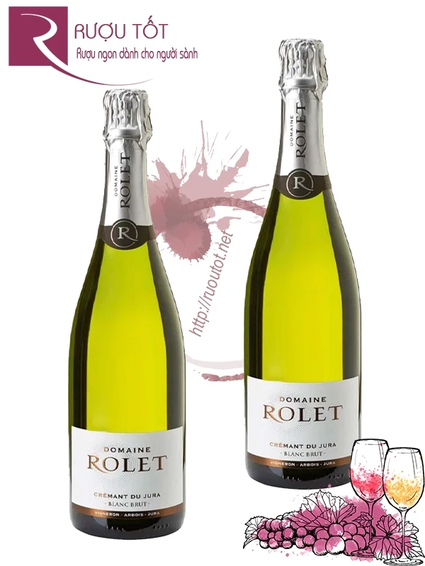 Rượu Vang Nổ Domaine Rolet Cremant du Jura Arbois
