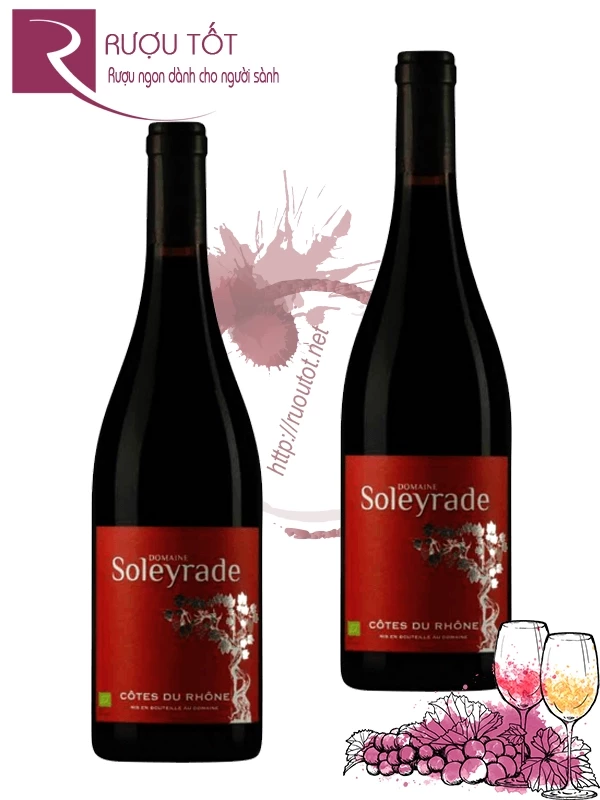 Rượu vang Domaine Soleyrade Cotes du Rhone Rouge