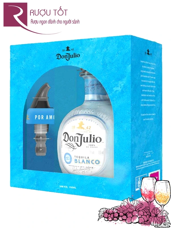 Rượu Don Julio Blanco Hộp Quà Tết 2025