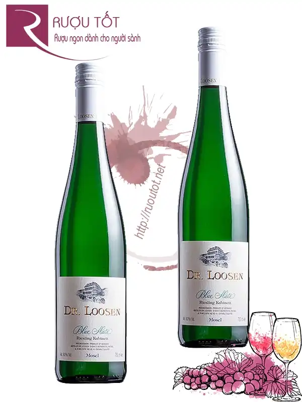 Vang Đức Dr. Loosen Blue Slate Riesling Kabinett 8%