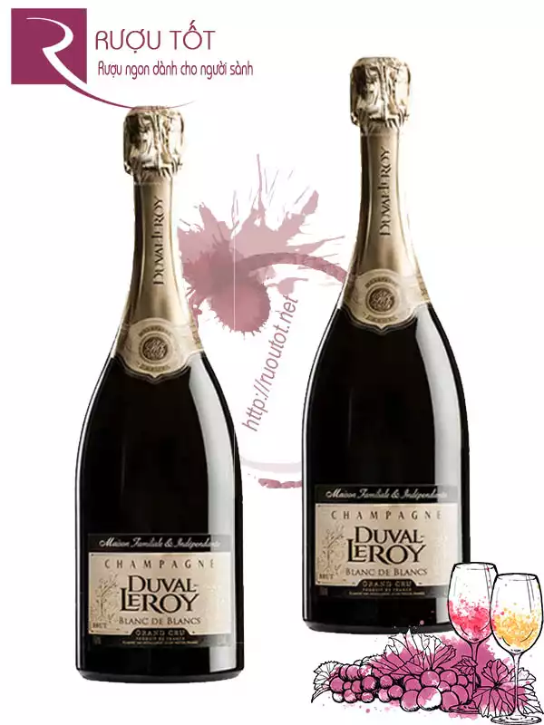 Rượu Champagne Duval Leroy Blanc De Blancs Brut Grand Cru