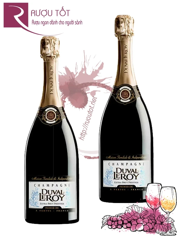 Rượu Champagne Duval Leroy Extra Brut  Prestige 1er Cru