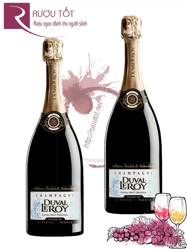 Rượu Champagne Duval Leroy Extra Brut  Prestige 1er Cru