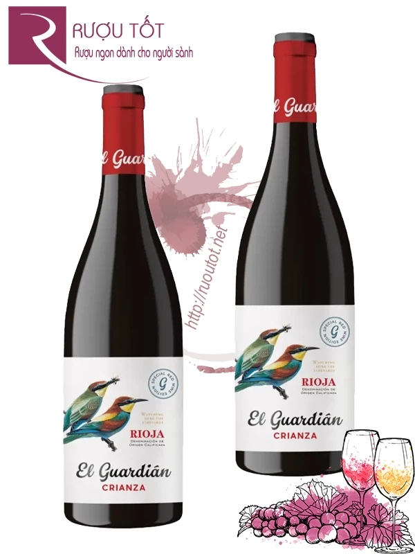 Rượu vang El Guardian Crianza Rioja
