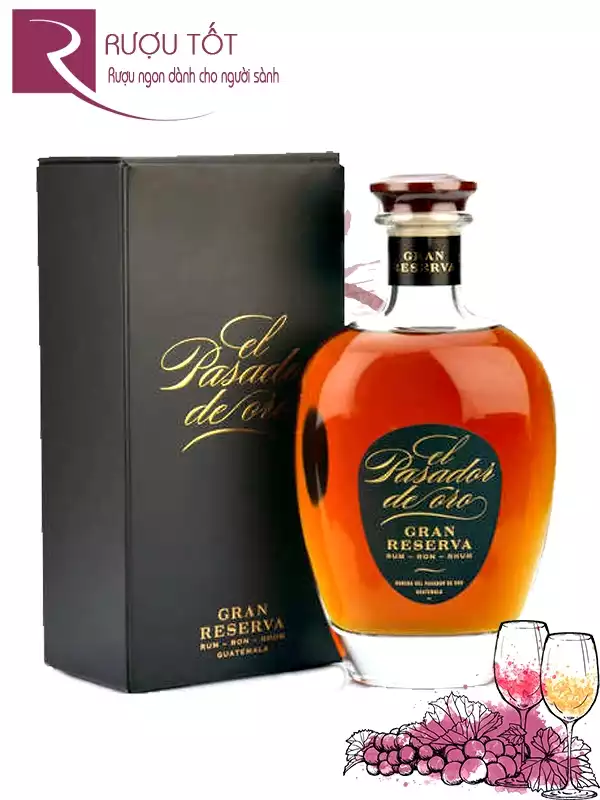 Rượu Rum El Pasador De Oro Gran Reserva 40%