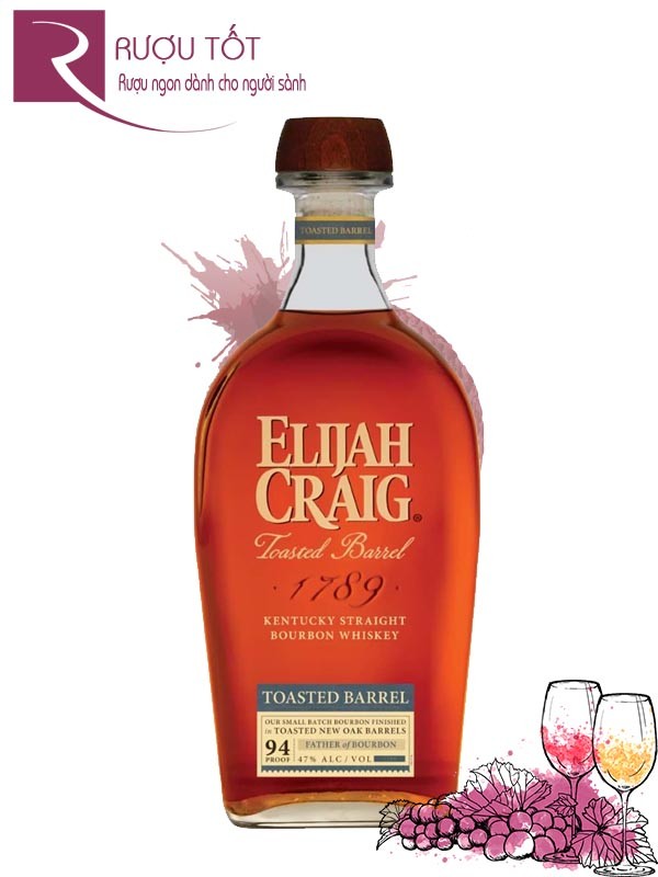 Rượu Elijah Craig Toasted Barrel 700ml