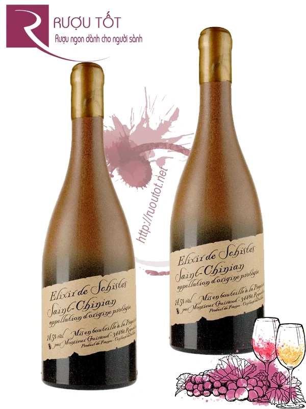 Rượu vang Elixir de Schistes Saint Chinian