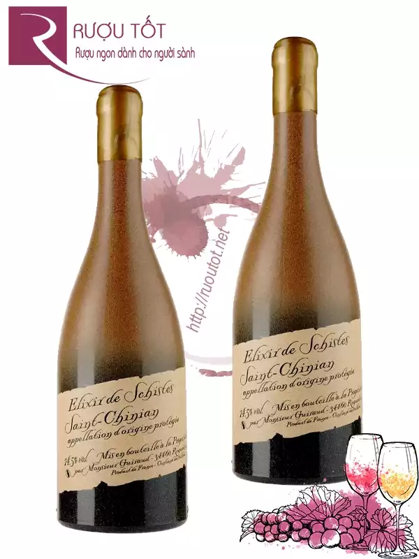 Rượu vang Elixir de Schistes Saint Chinian