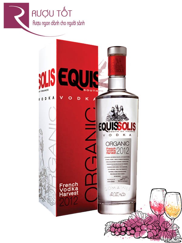 Rượu Equissolis Organic Vodka