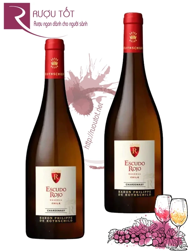 Rượu Escudo Rojo Chardonnay 13,5% 750ml Chile