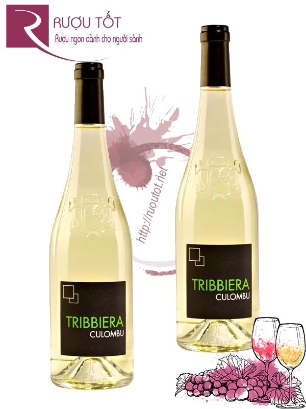 Vang Pháp Etienne Suzzoni Clos Culombu Tribbiera Blanc
