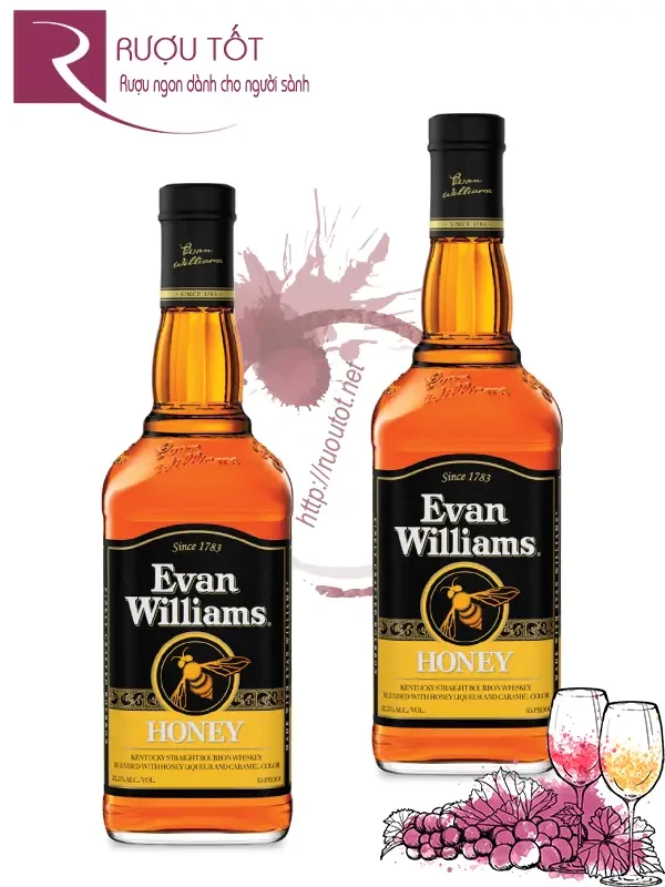 Rượu Evan Williams Honey