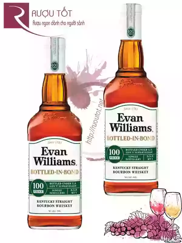 Rượu Evan Williams White Bottled In Bond