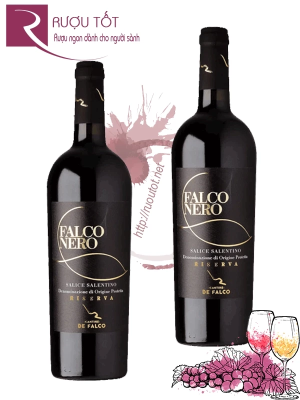 Vang Ý Cantine De Falco FALCO NERO Salice Riserva DOP