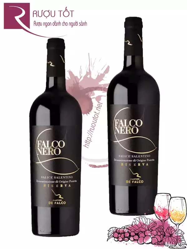 Vang Ý Cantine De Falco FALCO NERO Salice Riserva DOP