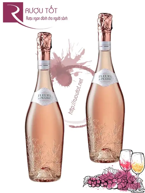 Rượu Vang Fleurs De Prairie Brut Rose