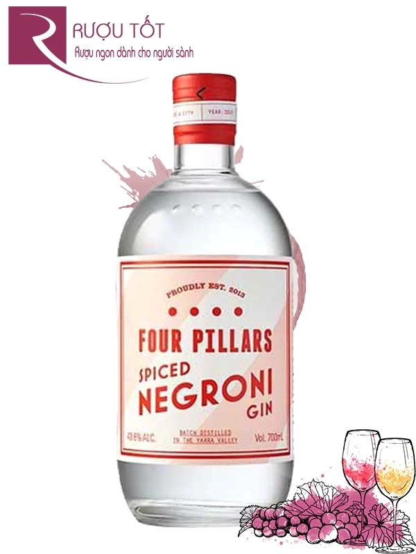 Rượu Four Pillars Spiced Negroni Gin