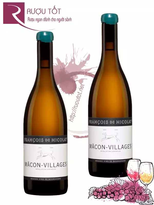 Rượu vang Francois de Nicolay Macon Villages