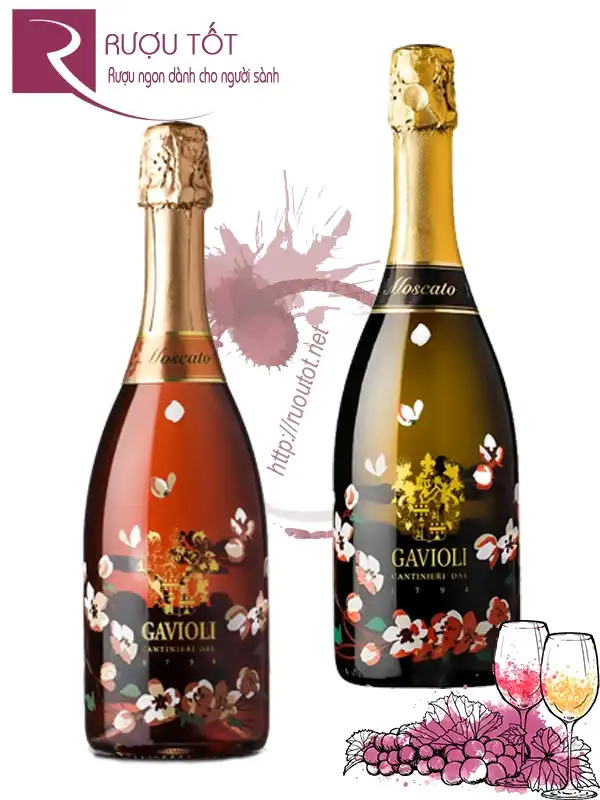 Rượu vang Gavioli Moscato Cantinieri Dal 1794