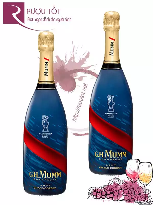 Rượu Champagne Mumm Grand Cordon America’s Cup